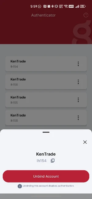 Kenanga MFA Screenshot 2