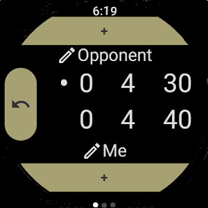 Tennis/padel score for Wear OS Screenshot 0