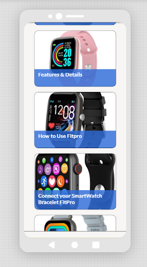 Fitpro Smart Watch app guide Screenshot 3