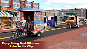 Tuk Tuk Auto Rickshaw Game 3d Screenshot 2