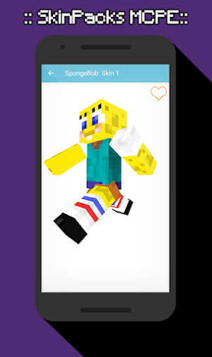 SkinPacks Sponge bob for Minecraft Screenshot 1