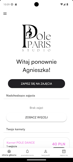 Pole Paris App Screenshot 2