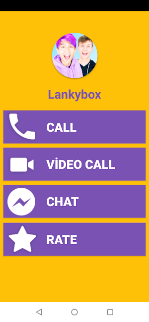 Lankybox Fake Video Call - Lankybox Call & Chat Screenshot 0