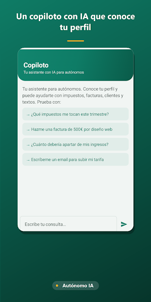 Autónomo IA: Facturas e IVA Screenshot 1