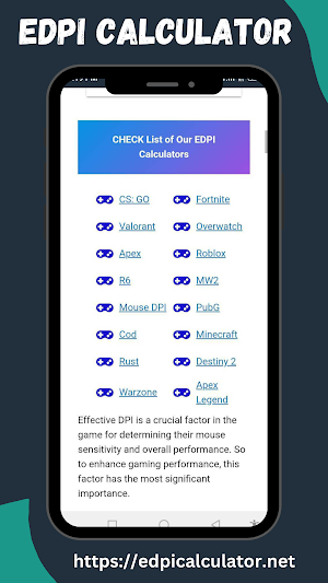 EDPI Calculator Screenshot 3