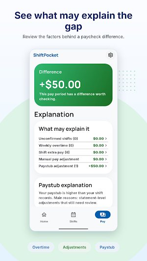 ShiftPocket: Paycheck Tracker Screenshot 3
