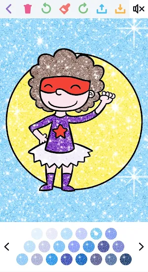 Girls Coloring Game for girls Screenshot 3