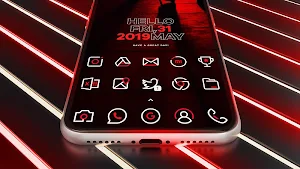 RedLine Icon Pack : LineX Screenshot 0