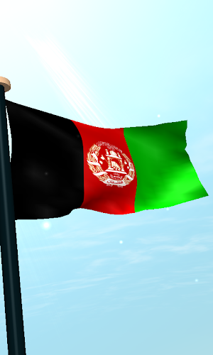 Afghanistan Flag 3D Free Screenshot 3