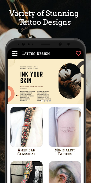Minimalist Tattoo Design Ideas Screenshot 1
