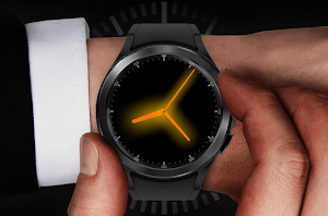 EY06 Orange Glow Watchface Screenshot 1