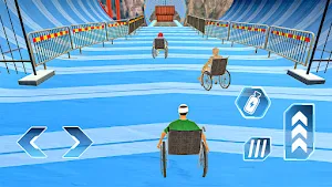 Wheelchair Rush - Stunt Racing Screenshot 3