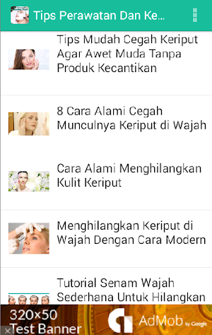 Tips Merawat Kecantikan Wajah Screenshot 1
