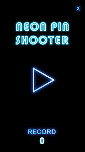 Pin Shooter: Neon Action Game Screenshot 0