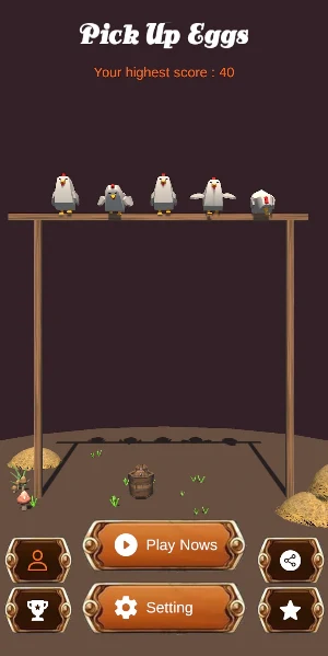 Pick up eggs Screenshot 0