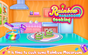 Rainbow Macaroons Cooking Screenshot 0
