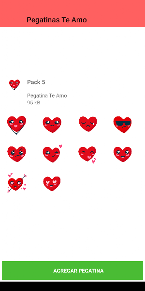 stickers i love you screenshot 4