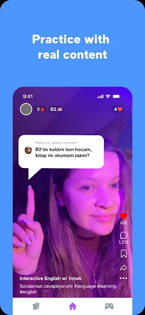 Lyngo: Learn with Shorts Screenshot 0