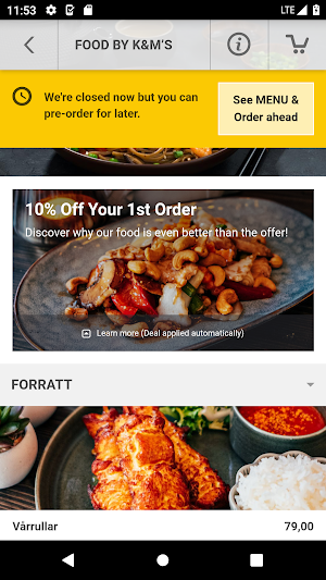Food By K&M’s - Thai Food Screenshot 2