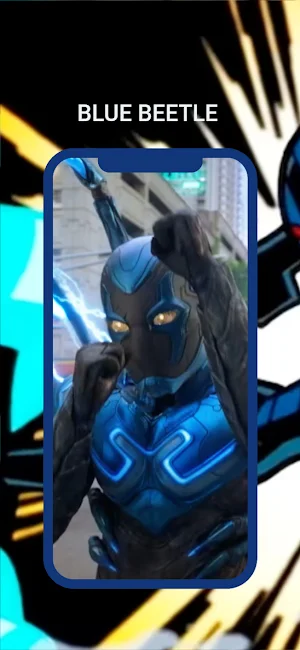 Blue Beetle Wallpaper HD 4K Screenshot 0