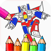 Robots and Toys Coloring Games