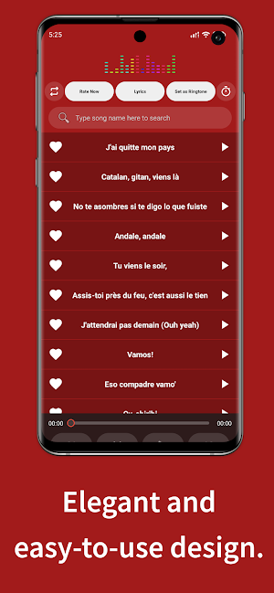 Kendji Girac & Lyrics Offline Screenshot 1