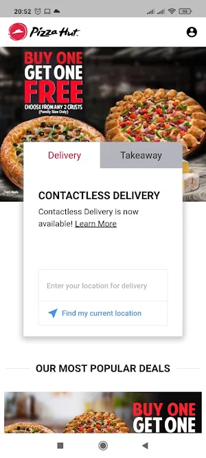 Pizza Hut Bangladesh Screenshot 1