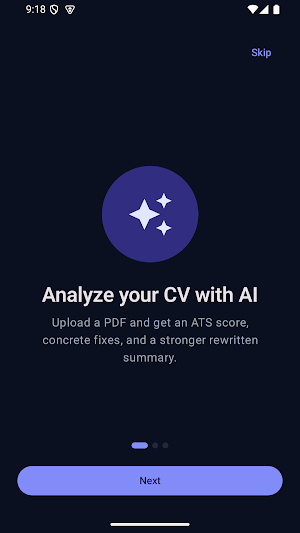 FixCV: AI CV & Resume Builder Screenshot 0