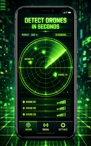 Drone Scanner Radar Detector Screenshot 0