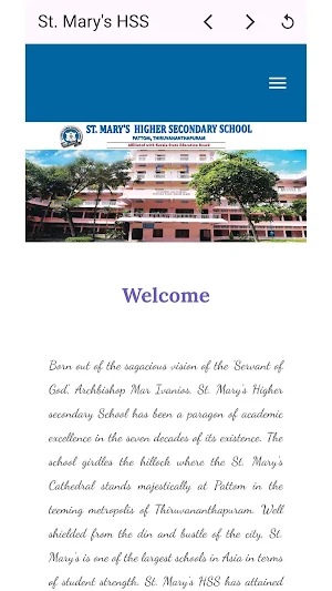 St. Mary's HSS Pattom Screenshot 3