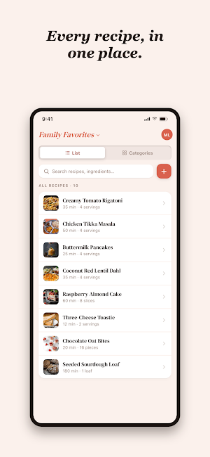Recepta - Recipes & Cookbooks Screenshot 0