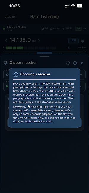 Ham Listening Screenshot 2