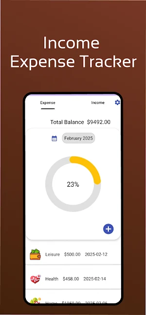 Income Expense Tracker Screenshot 2