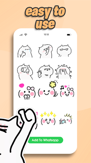 Kaomoji Emoticon WAStickers Screenshot 2