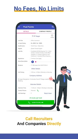 WorkIndia Job Search App - Free HR contact direct Screenshot 3