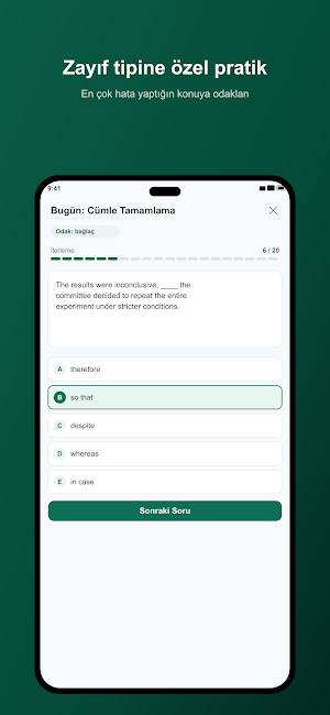 YDS/YÖKDİL Pro: Kelime & Soru Screenshot 2