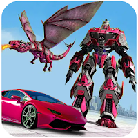 Flying Dragon Robot Transformation: Robot games 3D