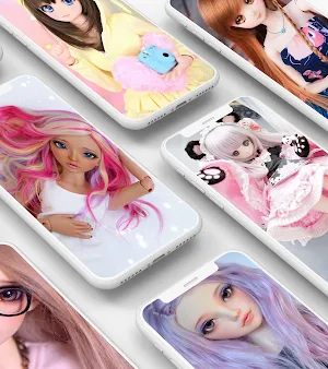 Cute Doll Wallpaper Screenshot 1