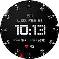 Minimal Watch Face Digital XS