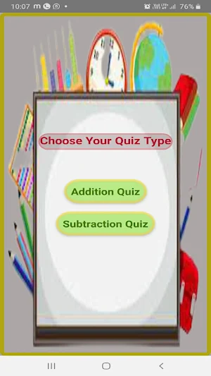 Math Quiz Screenshot 2