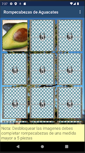 Rompecabezas de Aguacates Screenshot 1