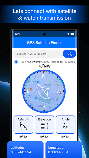 Satellite Finder Screenshot 1