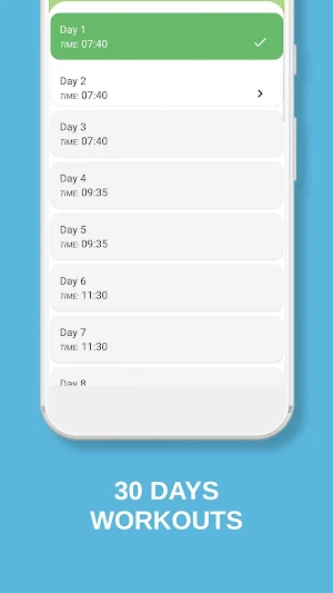 Beautiful breast workout 30 Days home workout Screenshot 2
