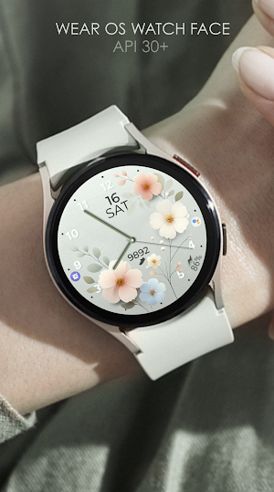 Floral Serenity Watch Face Screenshot 1