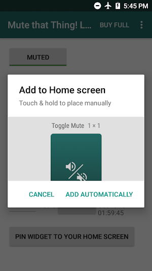 Mute that Thing! Lite Screenshot 1