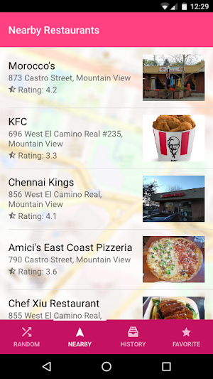 WhereDine (Random Restaurant) Screenshot 1