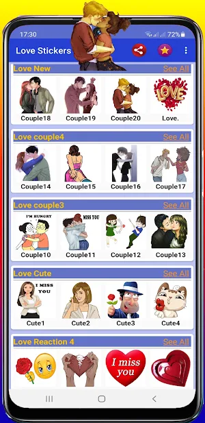 Love Stickers For WhatsApp Screenshot 0