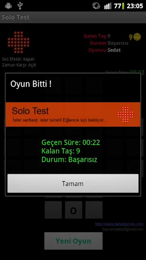 Solo Test Screenshot 3