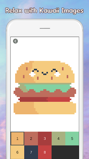 Kawaii Pixel - Color by Number Screenshot 1