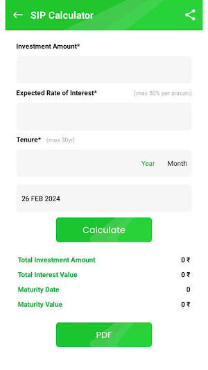 Easy EMI Loan Calculator Screenshot 2